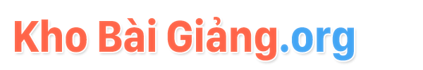 Kho Bài Giảng